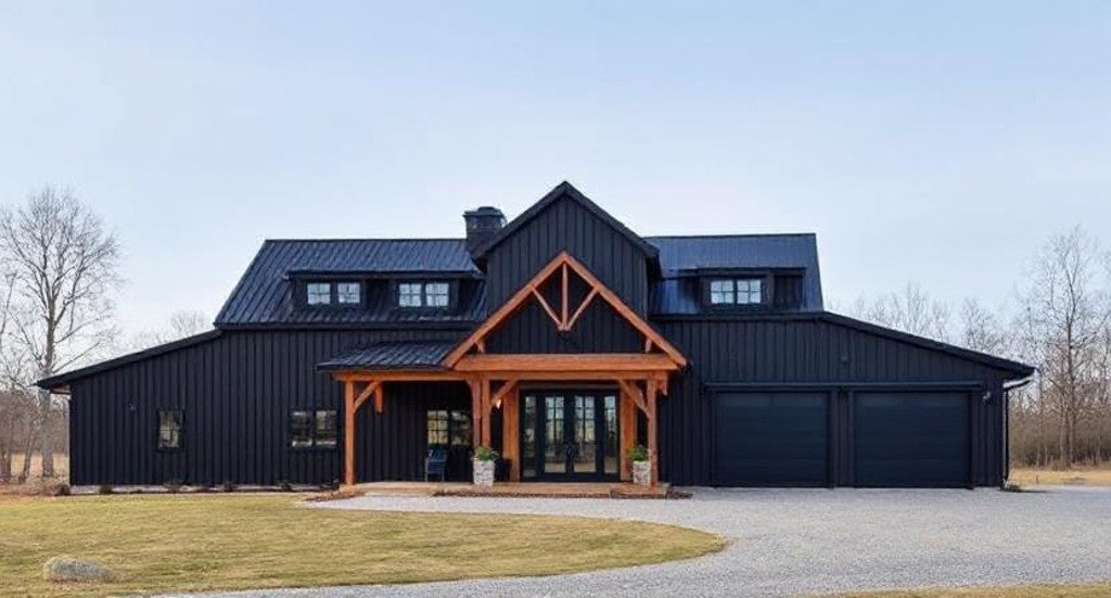 Black Barndominium