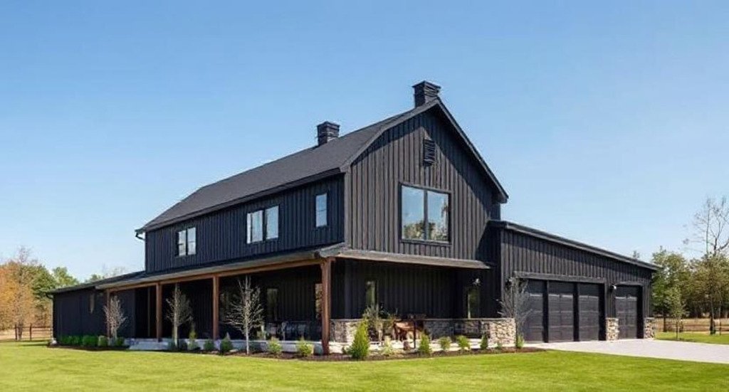 Black Barndominium