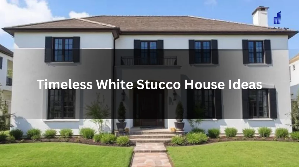 White Stucco House