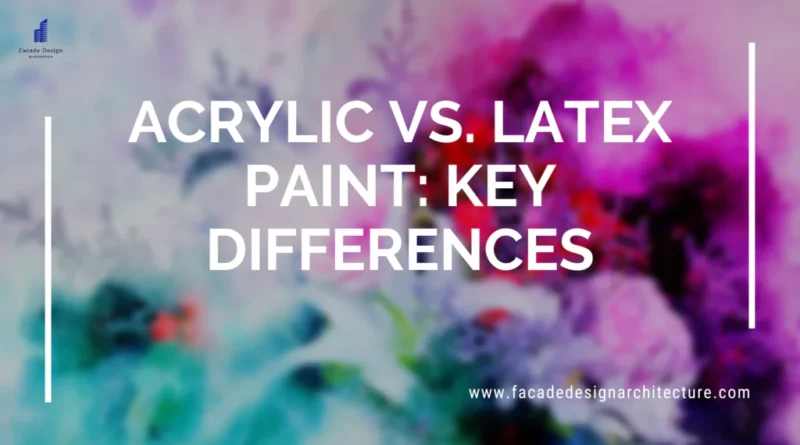 acrylic vs latex paint